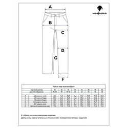 Брюки льняные мужские F211-0854 тёмно-синие