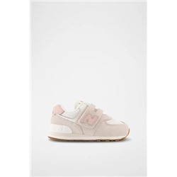 Zapatillas de piel 574 - Beige