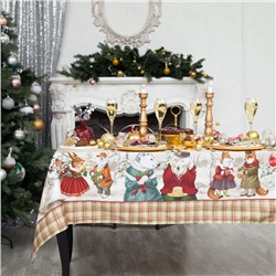 Скатерть новогодняя "Этель" "Winter holidays"150х110см +/-3см с ГМВО, хл100%