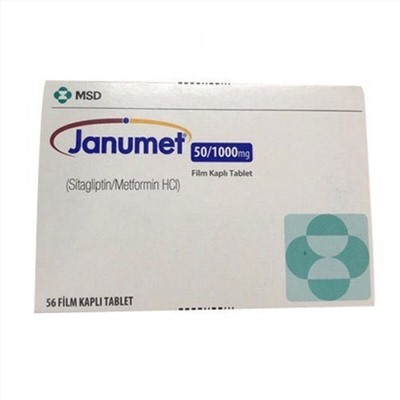 JANUMET 50/1000 mg 56 film kaplı tablet
