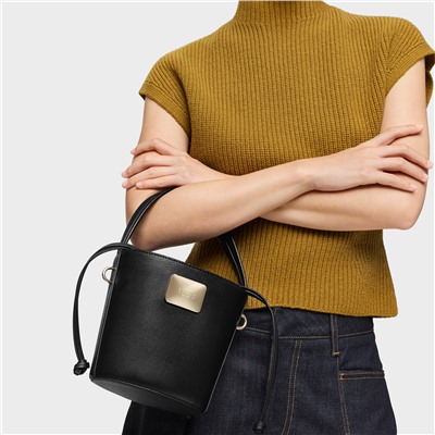Bolso bombonera - negro