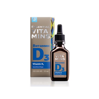 Витамин D3 - Essential Vitamins 30 мл