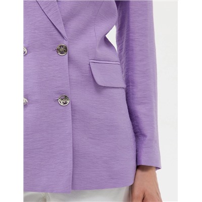 Purple Cruve Slim Fit Jacket