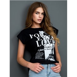 Футболка "LOVE" (ЧЕРНАЯ)