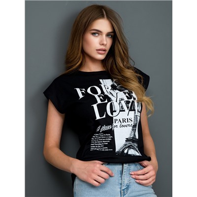 Футболка "LOVE" (ЧЕРНАЯ)