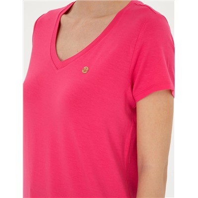Pink Comfort Fit Basic T -For