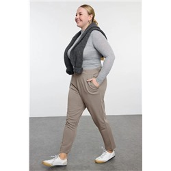 Vizon Carrot Fit вязание брюки большого размера TBBAW25AR00002