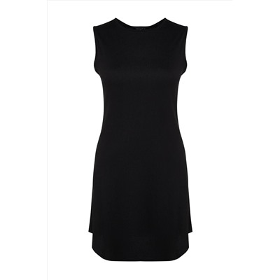 Black A -Line Bürümcük вязаное платье TBBSS22EL2370