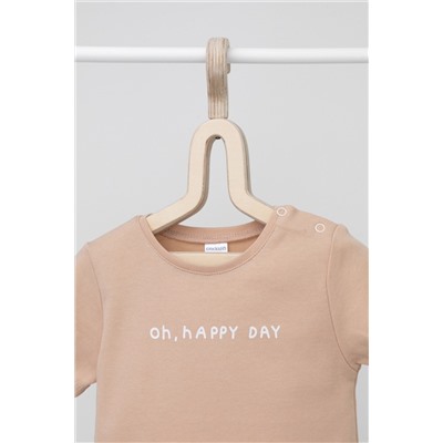 К 300582 Фуфайка новорожденка нюдовый беж(oh happy day)