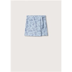 Falda pantalón estampado flores -  Niña | MANGO OUTLET España