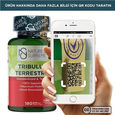Nature's Supreme Tribulus Terrestris 180 капсул