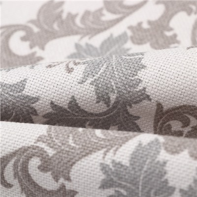 Дорожка на стол Этель Classic 40×149 см, 100% хлопок, рогожка 186 г/м², серая