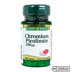 Nature's Bounty Пиколинат хрома 200 мкг 100 таблеток
