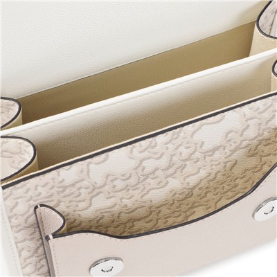 Bolso bandolera Kaos Mini Evolution - cuero - gris