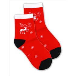 Детские носки 3-5 лет (15-18) см. "Christmas" Олень