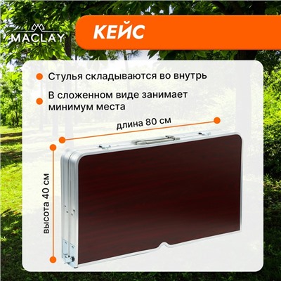 Набор мебели maclay, складной: стол, 4 стула
