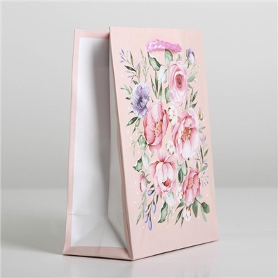 Пакет подарочный ламинированный, упаковка, «Present for you», S 12 х 15 х 5,5 см