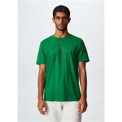 Camiseta estampada algodón -  Hombre | MANGO OUTLET España