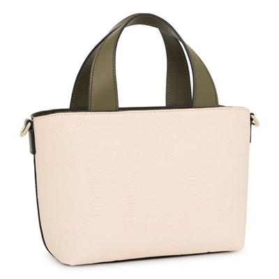 Bolso capazo Nanda - beige y caqui