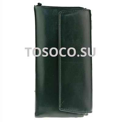 k-1017-11 green кошелек женский экокожа 10х20х2
