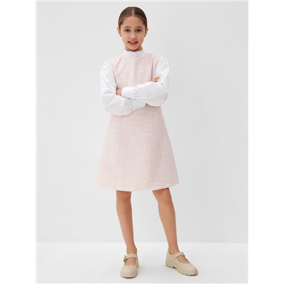 Платье нарядное детское MINAKU: PartyDress, цвет розовый, рост 128 см