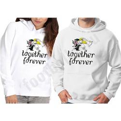 Свадебные толстовки "Together forever "