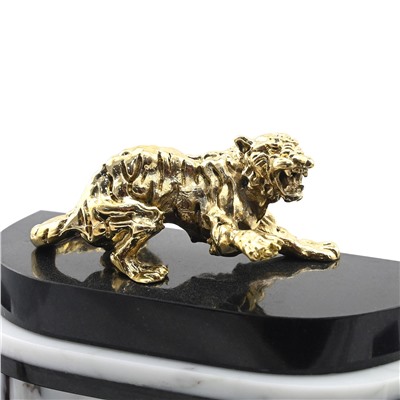 Письменный прибор из мрамора "Тигр" 300*95*210мм