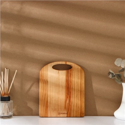 Набор деревянных разделочных досок на подставке Adelica, 3 шт: 38×18, 30×18, 22×18 см, берёза