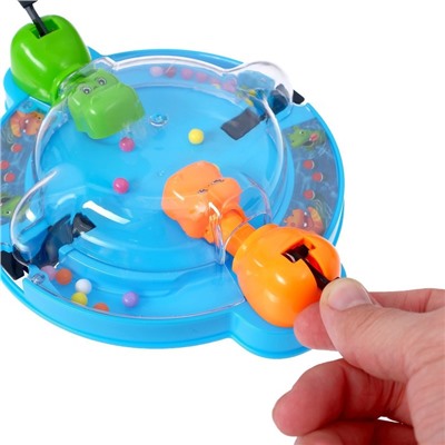 Настольная игра «Накорми Бобо», мини-версия, бегемоты, 2 игрока, 5+