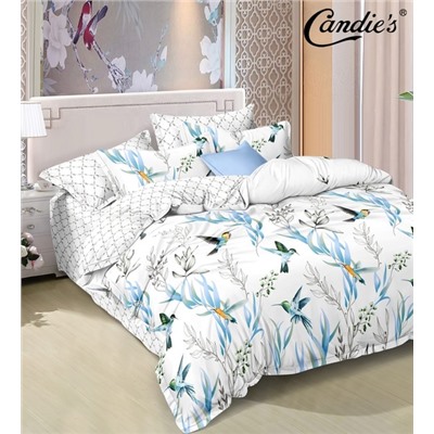 Комплекты из  мягкого поплина, с простыней на резинке Candie's  08.03.