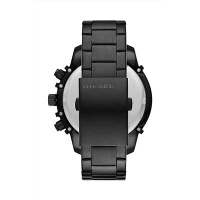 Reloj de cuarzo de acero - Cronógrafo - Negro