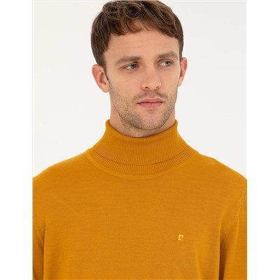 Safran Slim Fit Fisherman Shece Sheam Смешанный базовый вязаный свитер