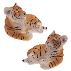 Фигурка декоративная "Тигр", L14 W11 H9,5 см, 2в.