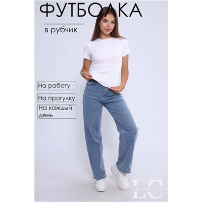 86100 Футболка женская с кнопками
