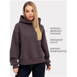Худи женское в коричневом цвете