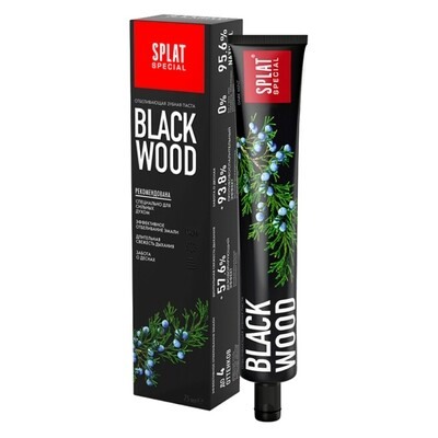 Зубная паста SPLAT BLACKWOOD/ЧЕРНОЕ ДЕРЕВО, 75 мл