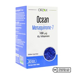 Ocean MK-7 100 мкг витамина K2 30 капсул