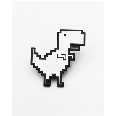 Металлический значок "Дино T-Rex Game"