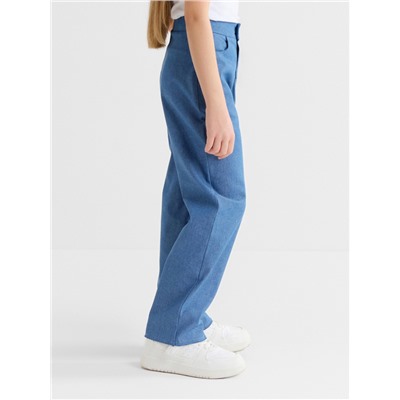 Джинсы для девочки MINAKU: Jeans collection, цвет голубой, рост 134 см