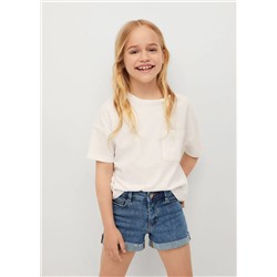 Short denim bajo vuelto -  Niña | MANGO OUTLET España