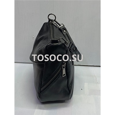 6018-2 black сумка Wifeore натуральная кожа 22x10x25