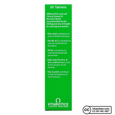Vitabiotics Pregnacare Original 30 таблеток