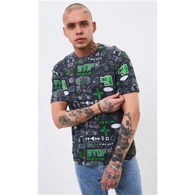 Футболка P411-063 black