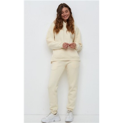 Брюки спорт F122-0801 milk-beige