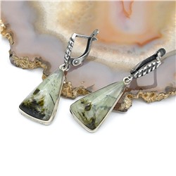 Серьги пренит "Грация 13*21мм