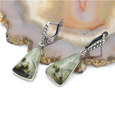Серьги пренит "Грация 13*21мм