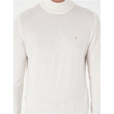 Ecru Slim Fit Half Fisherman воротник основной трикотаж казах