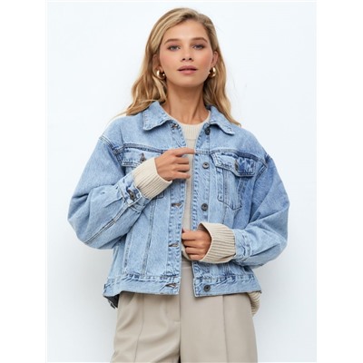 Куртка джинс P112-1207 l.blue