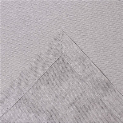 Дорожка на стол Этель ECO, серая, 40×136/+-6 см, 70% хлопок, 30% лён, 190 г/м²