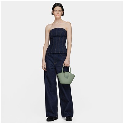 Bolso capazo Lucia - gris piedra